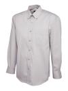 UC701 Mens Pinpoint Oxford Full Sleeve Shirt Silver Grey colour image